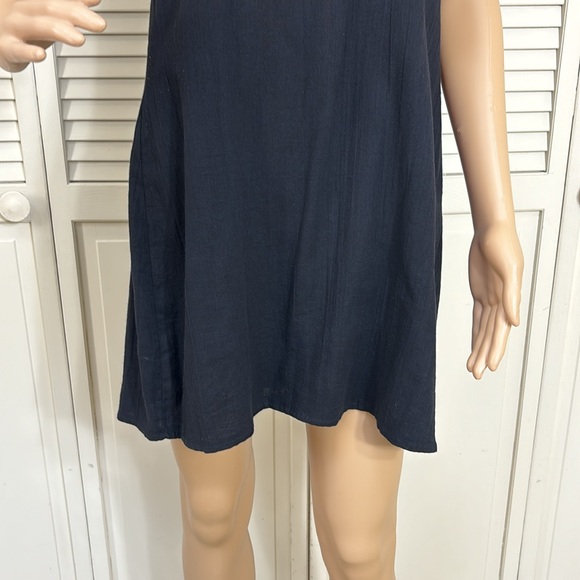 NWT De La Rosa Off the Shoulder Cotton Gauze Mini Dress Medium - Picture 3 of 10